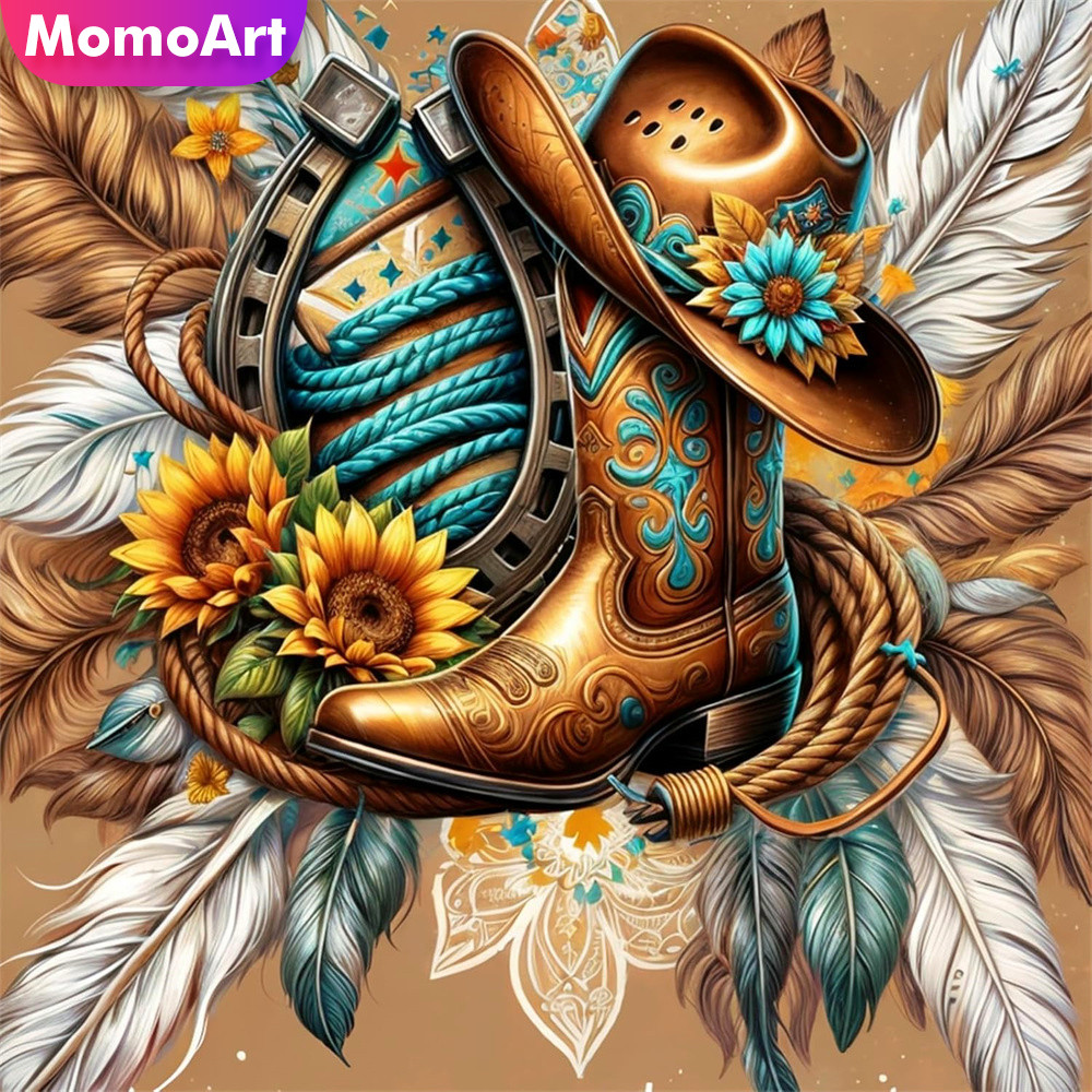 Embroidery Unique Design - Kit de Ponto Cruz Momoart Paisagem