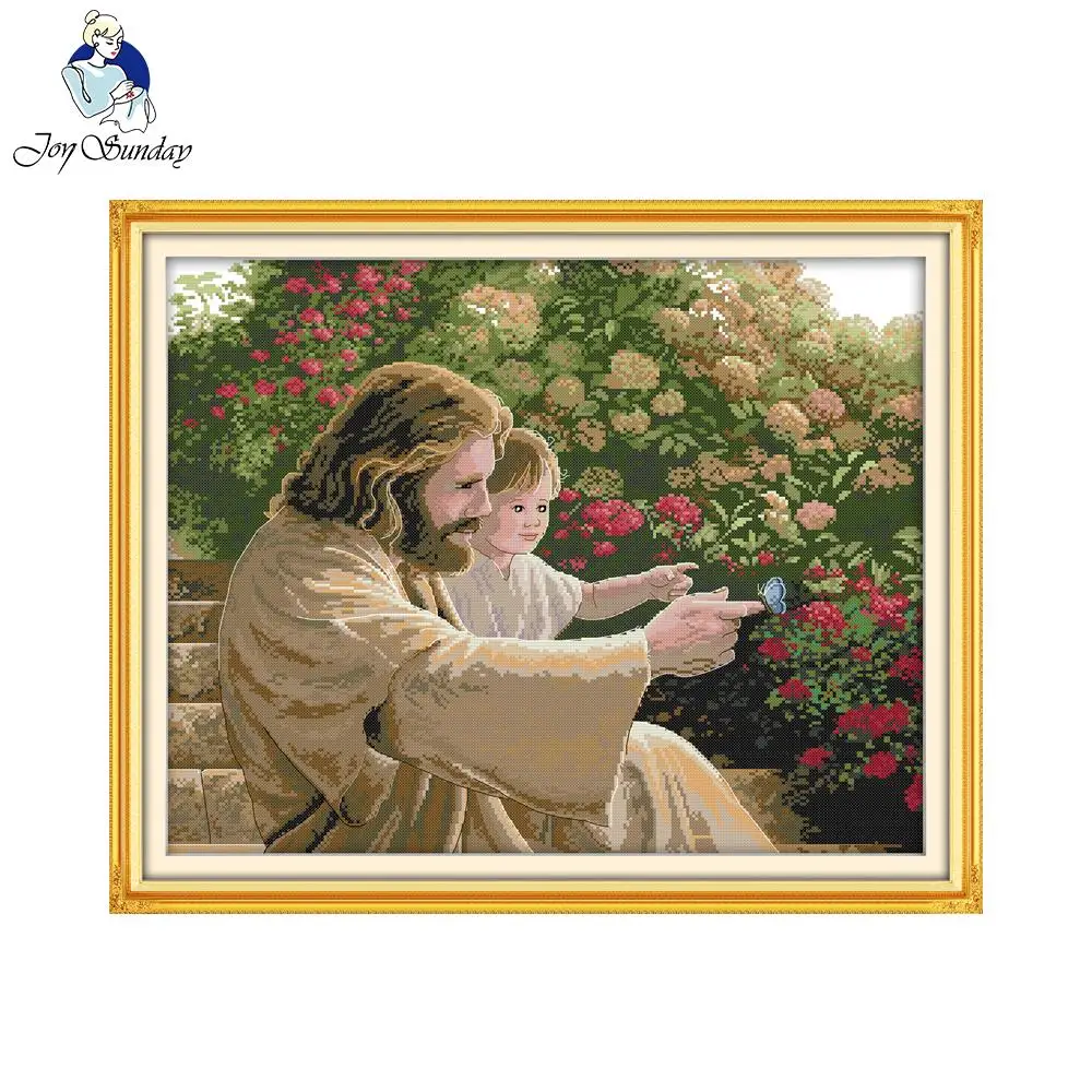 Embroidery Jesus - Alegria domingo jesus e um filho