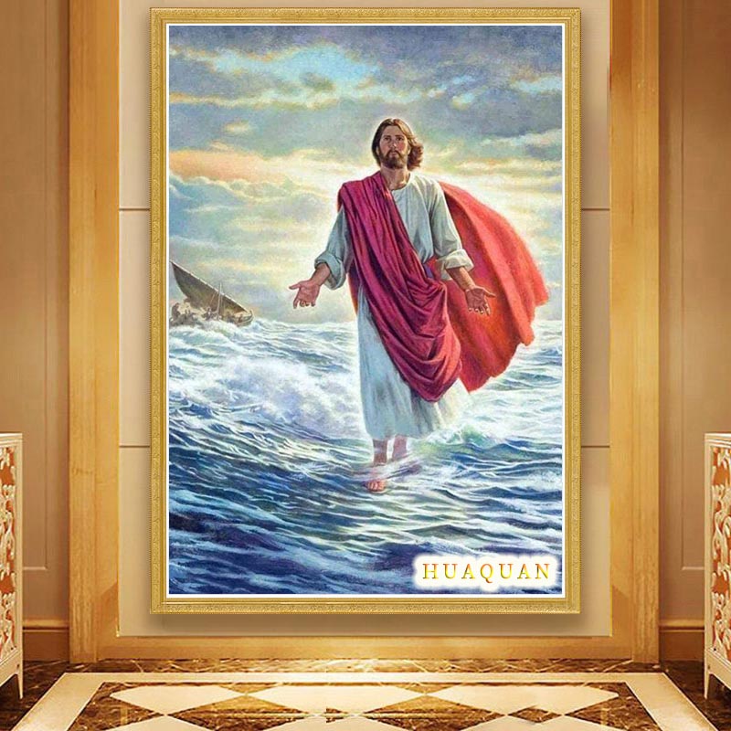 Cristianismo jesus caminhou so - Embroidery Jesus avaliação e preço