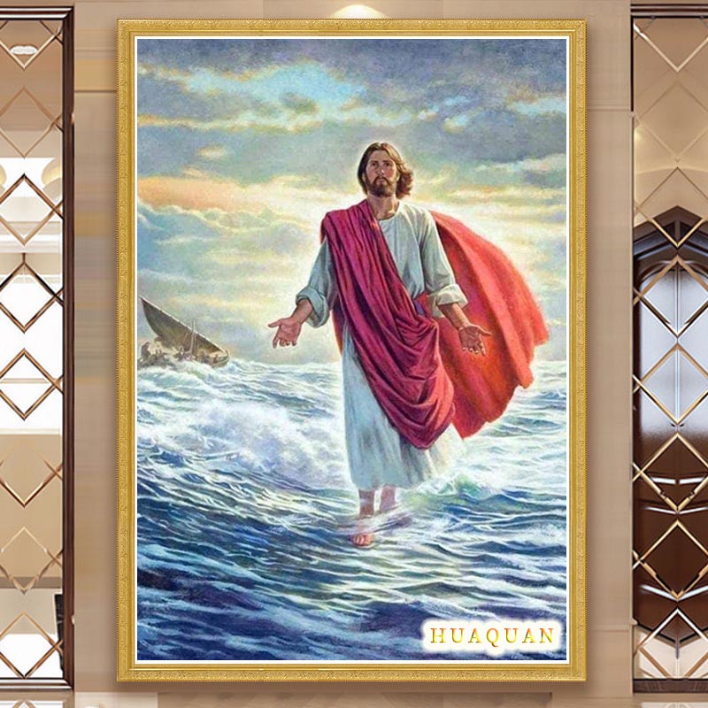 Cristianismo jesus caminhou so - Embroidery Jesus avaliação e preço