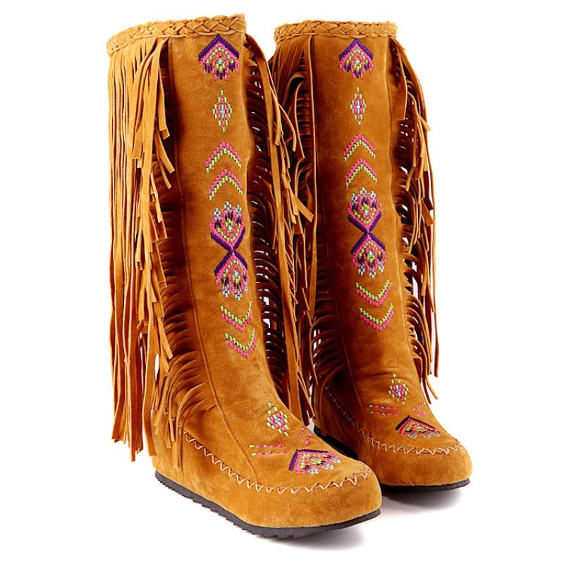 Botas Femininas de Cano Longo  - Embroidery Design Free avaliação e preço