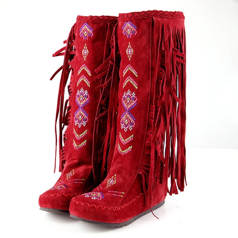 Botas Femininas de Cano Longo  - Embroidery Design Free avaliação e preço