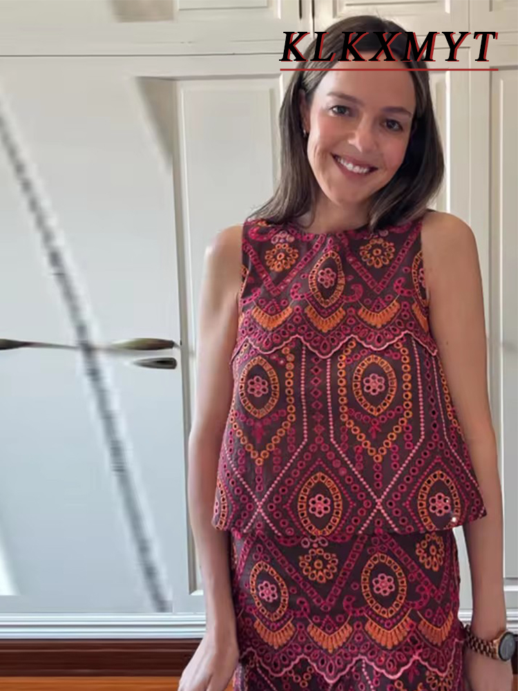 Conjunto Feminino Sexy de Moda - Embroidery Skirt avaliação e preço