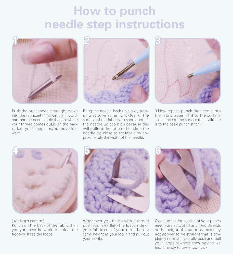 Diy punch agulha kits de borda - Embroidery Daisy Flower avaliação e preço