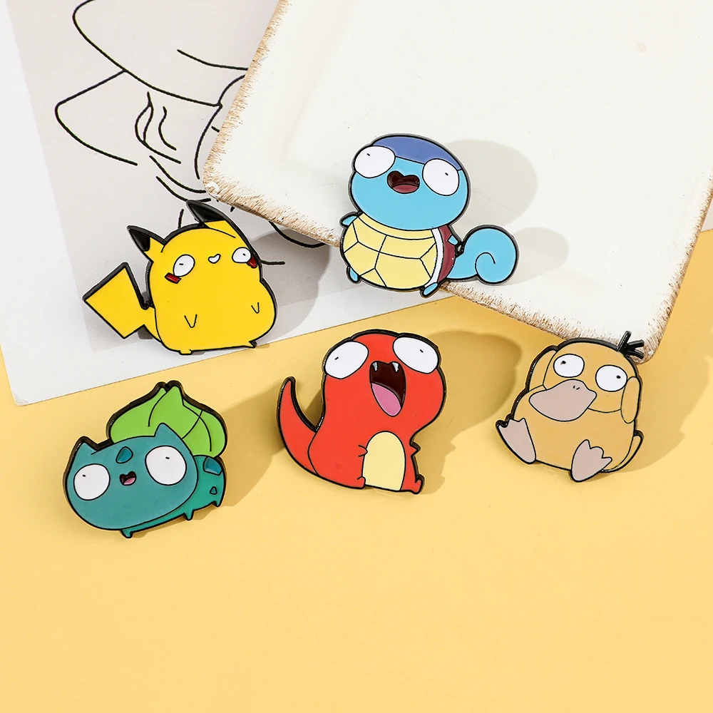 5 Peças Broche de Desenho Anim - Embroidery Wallpaper avaliação e preço