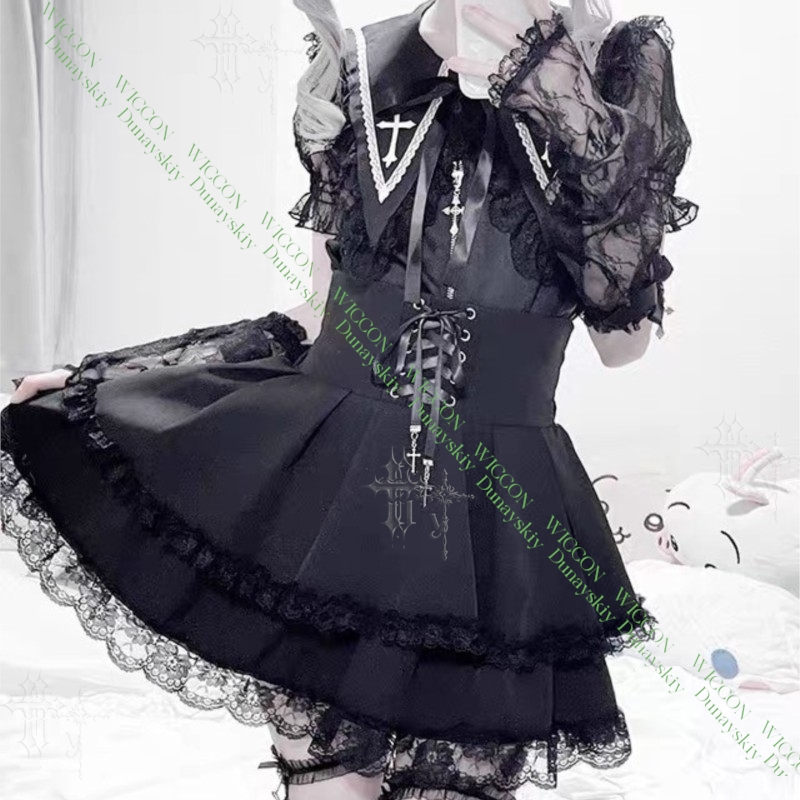 Conjunto Completo Lolita com C - Embroidery Skirt avaliação e preço