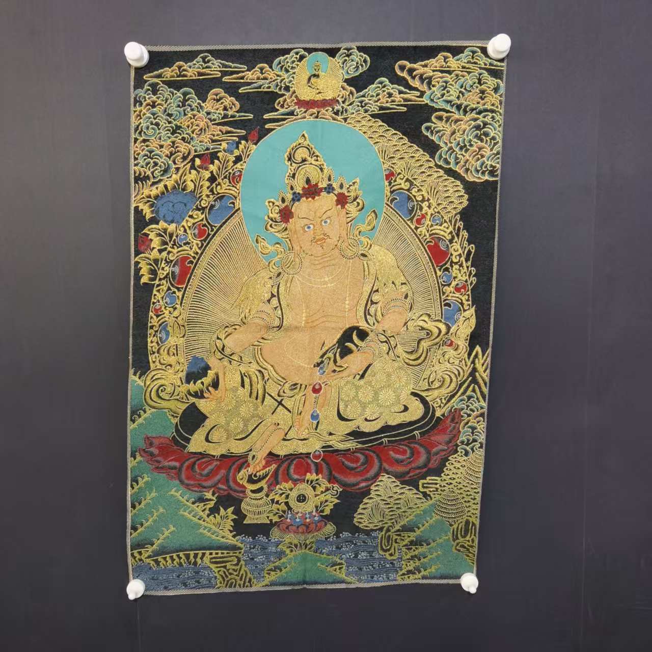 Painel de Thangka de 35 polega - Embroidery Yellow avaliação e preço