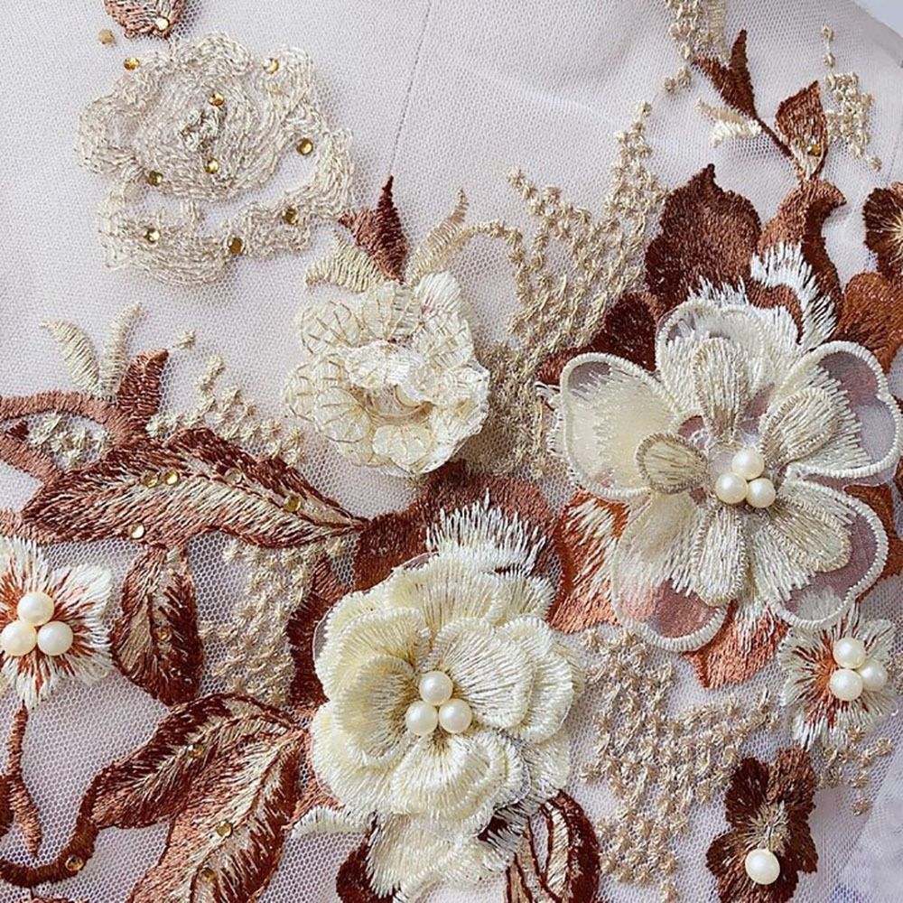Apliques de renda com flores 3 - Embroidery Flower Pattern avaliação e preço