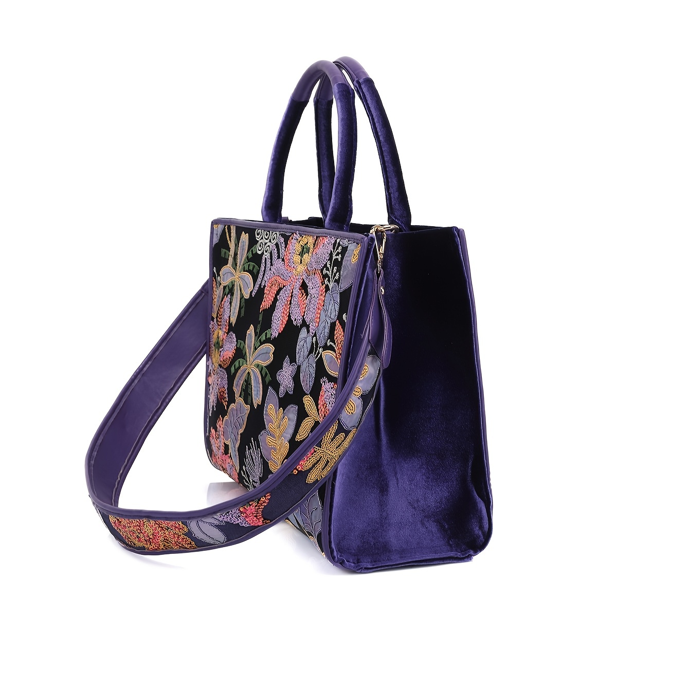 Bolsa com estampa de lantejoul - Embroidery Flower Pattern avaliação e preço
