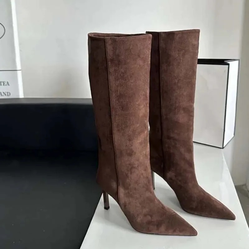 Mulheres de luxo botas longas  - Embroidery Design Free avaliação e preço