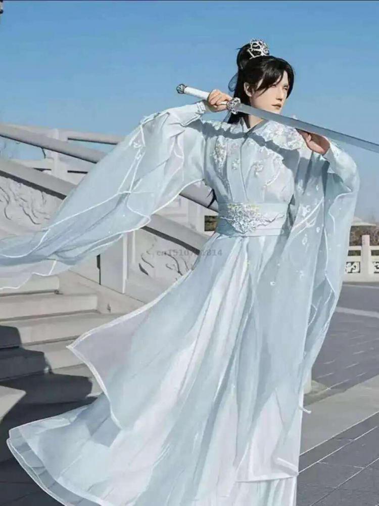 Hanfu Tradicional Chinês Mascu - Embroidery Skirt avaliação e preço