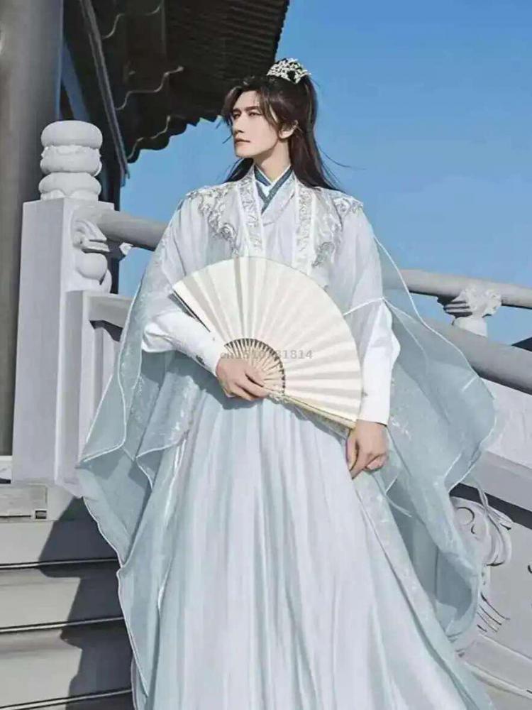 Hanfu Tradicional Chinês Mascu - Embroidery Skirt avaliação e preço
