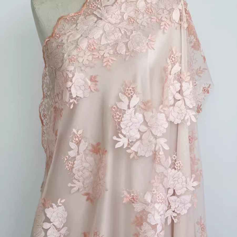 1 jarda tecidos de malha de al - Embroidery Skirt avaliação e preço