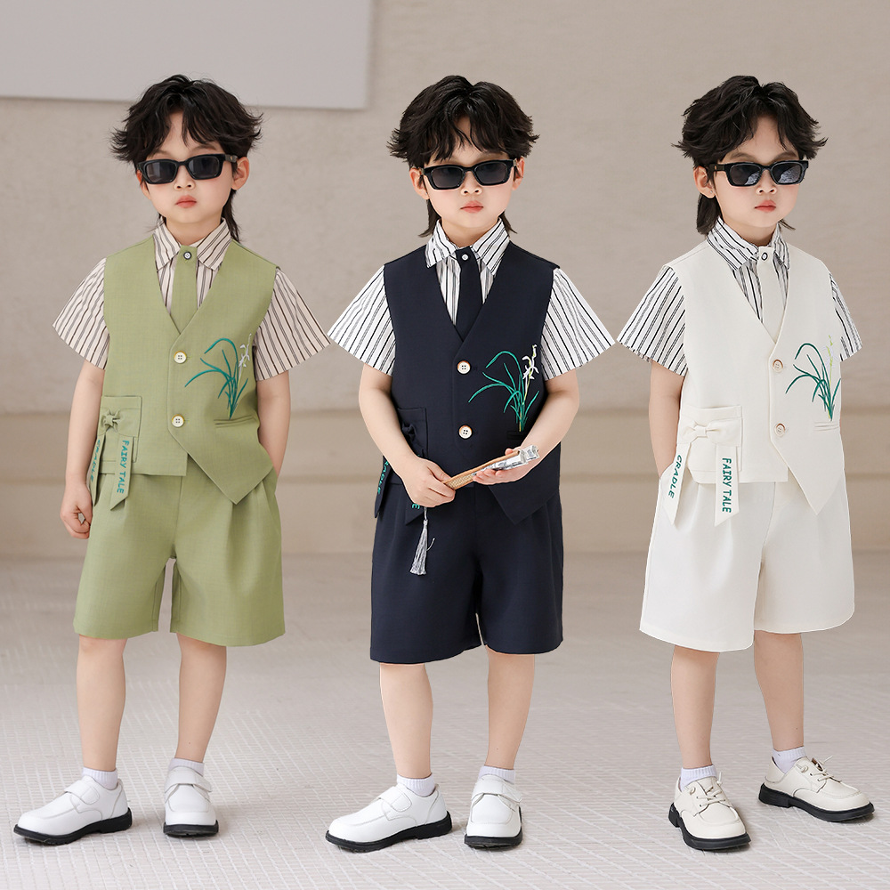 Conjunto de Terno Formal de Ve - Embroidery Ring Sizes avaliação e preço
