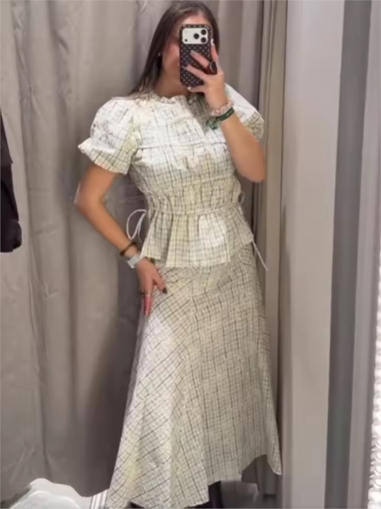 Conjunto Feminino de Saia de C - Embroidery Skirt avaliação e preço