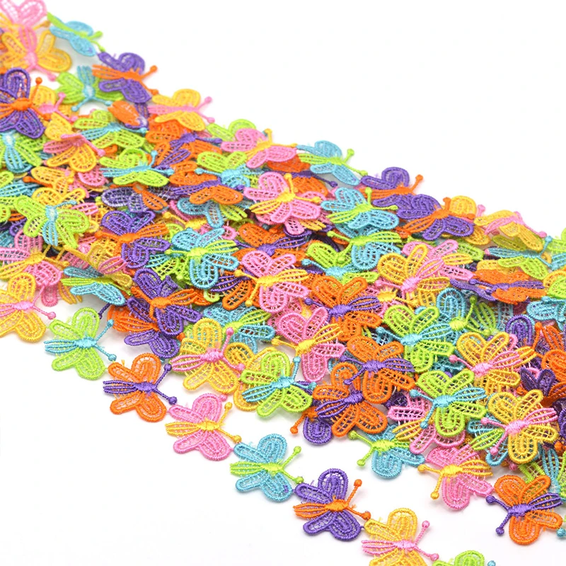 15 jardas colorido margarida f - Embroidery Daisy Flower avaliação e preço