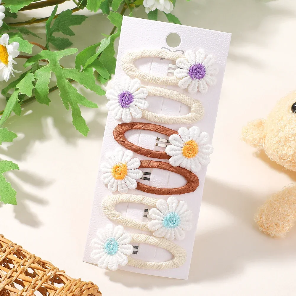 6 pçs bonito margarida flor gr - Embroidery Daisy Flower avaliação e preço