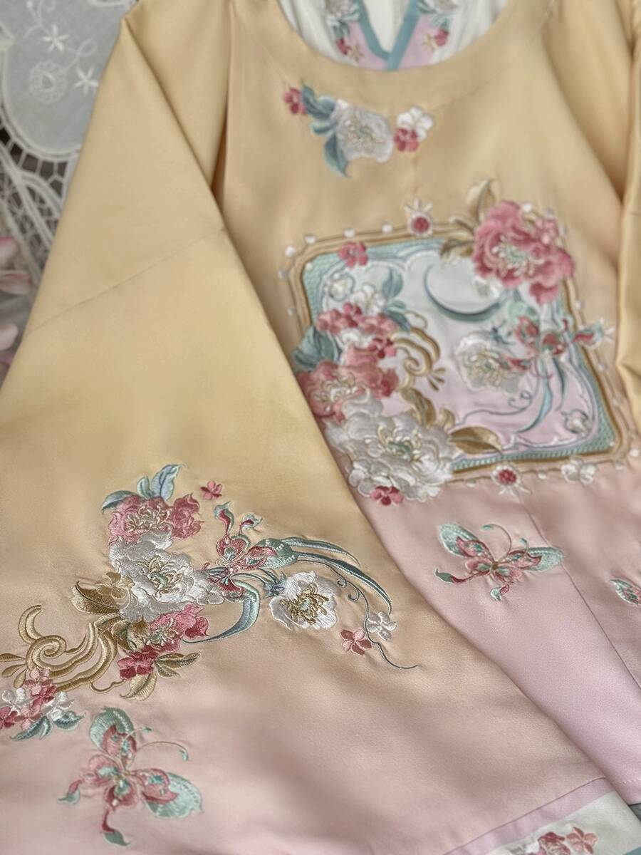 Novo hanfu feminino sistema mi - Embroidery Skirt avaliação e preço