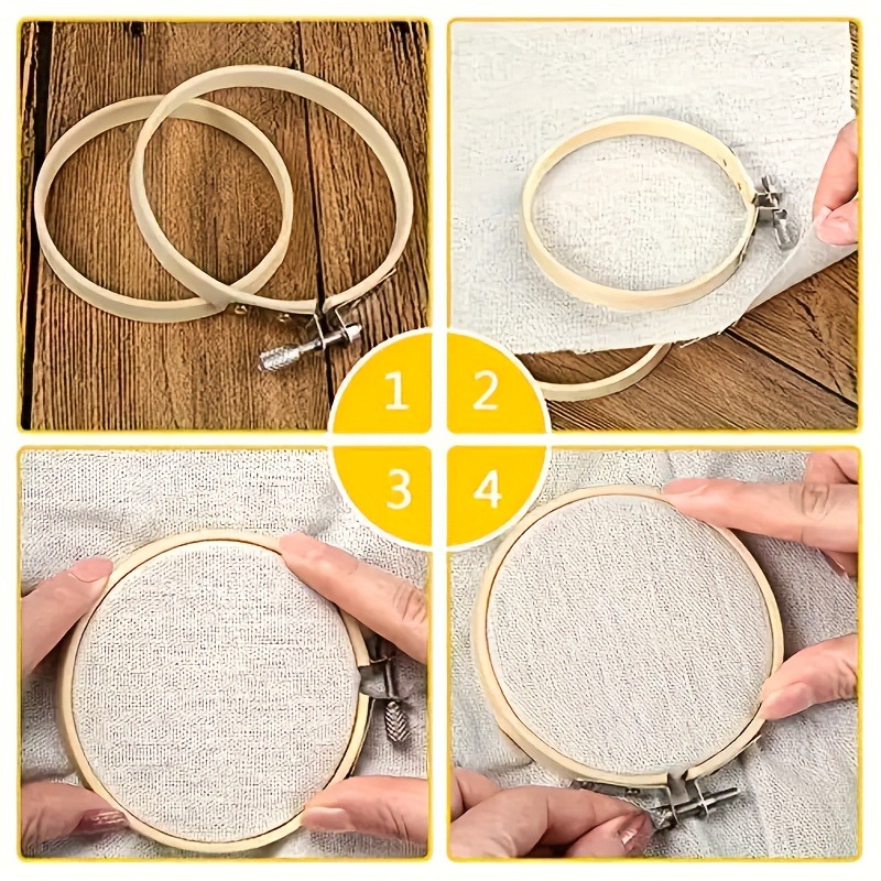 20 Bastidores de Bordado com T - Embroidery Ring Sizes avaliação e preço